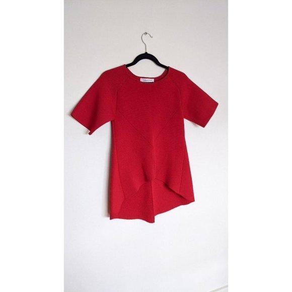 Scanlan Theodore Milano Crepe Knit Cylinder top size 8 - Picture 2 of 7